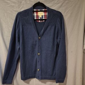 Men's G.H. Bass & Co. Navy Cardigan Sweater